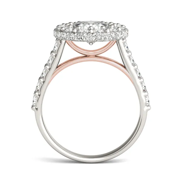 Round Brilliant Harmony Halo Engagement Ring