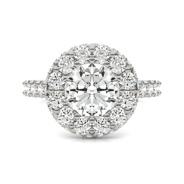 Round Brilliant Harmony Halo Engagement Ring