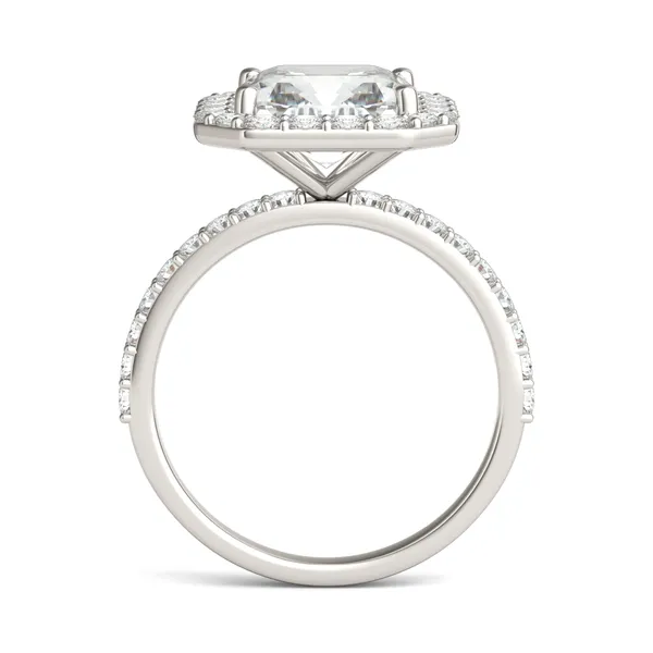 Asscher Elevated Halo