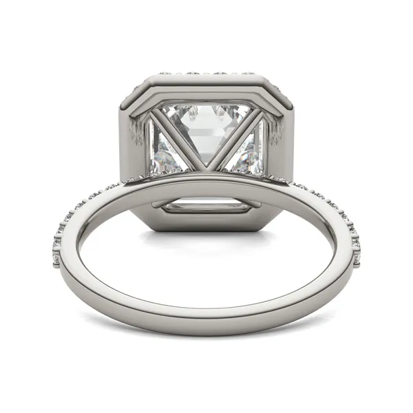 Asscher Elevated Halo