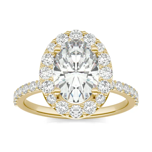 Elongated Oval Elevated Halo