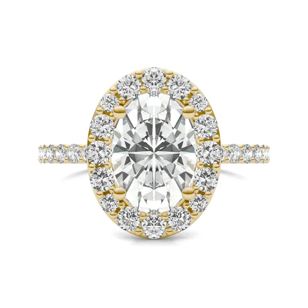 Elongated Oval Elevated Halo