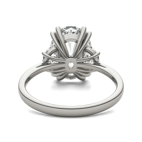 Oval Solstice Three-Stone Engagement Ring