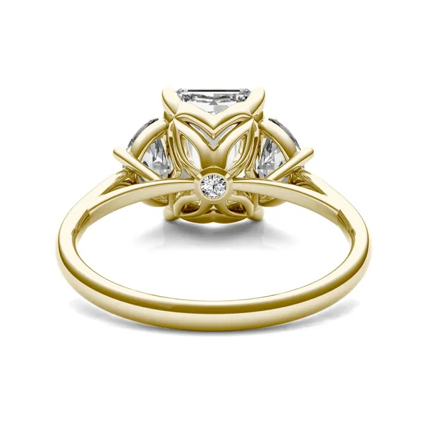 Emerald Signature Half Moon Three-Stone Engagement Ring