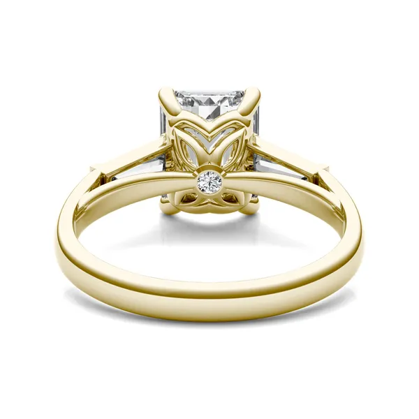 Emerald Signature Tapered Baguette Three-Stone Engagement Ring
