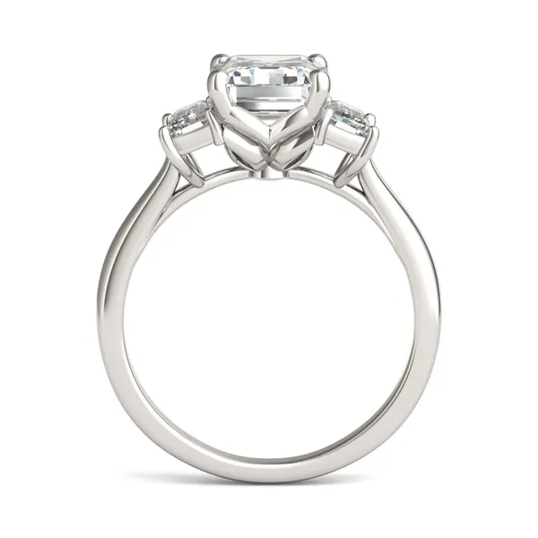 Emerald Signature Baguette Three-Stone Engagement Ring