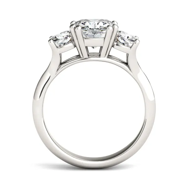Cushion Trio Classic Engagement Ring