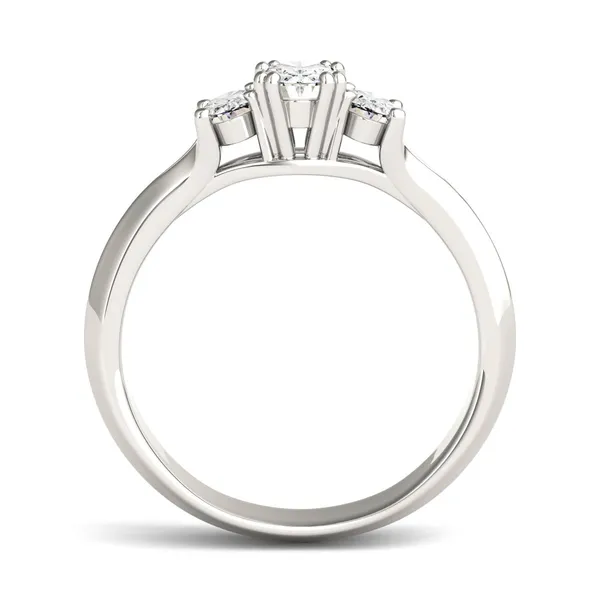 Oval Trio Classic Engagement Ring