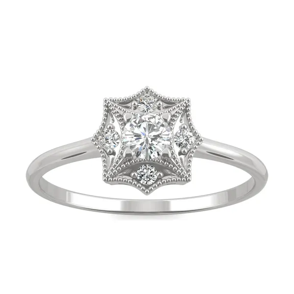 Round Brilliant Trio Classic Engagement Ring