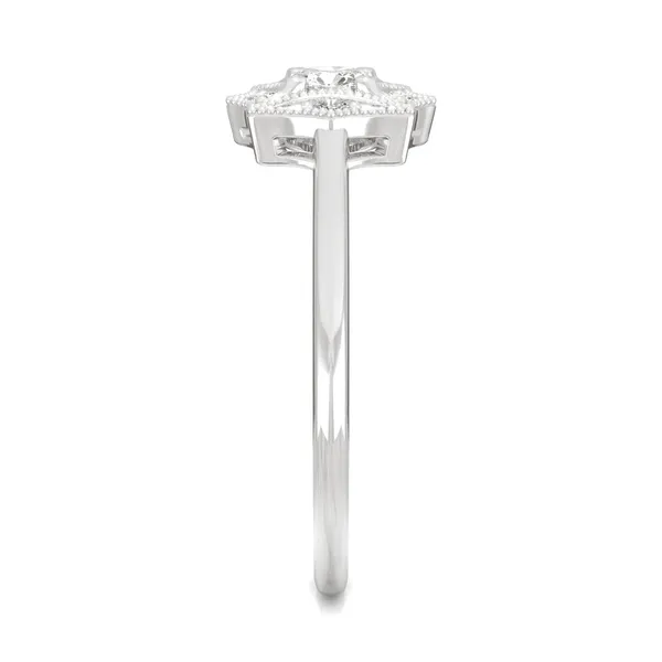 Round Brilliant Trio Classic Engagement Ring