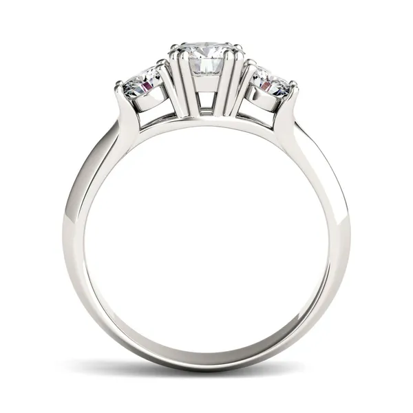 Round Brilliant Trio Classic Engagement Ring