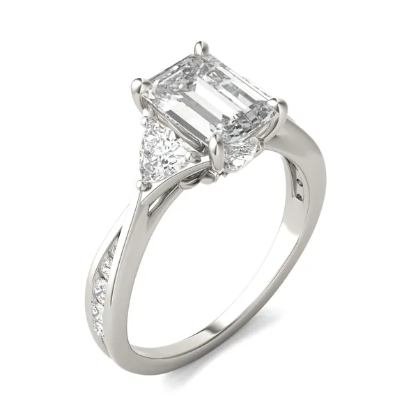 Emerald Expressions Three-Stone Engagement Ring