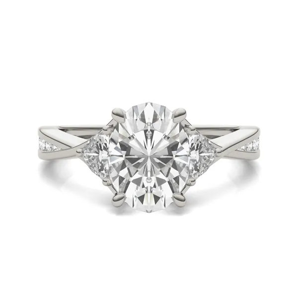 Oval Expressions Three-Stone Engagement Ring