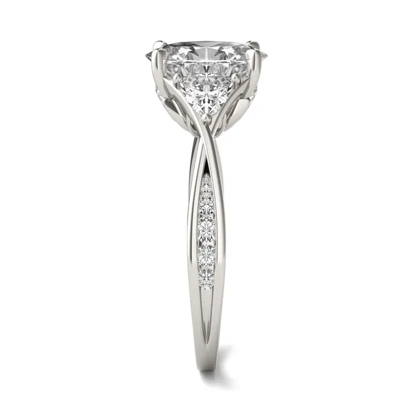 Oval Expressions Three-Stone Engagement Ring