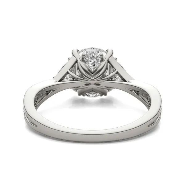 Round Brilliant Expressions Three-Stone Engagement Ring