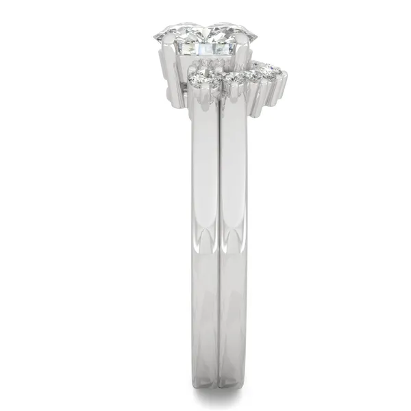 Round Hearts & Arrows Queen Bridal Set