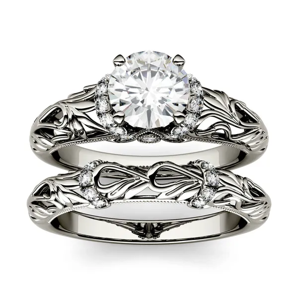 Round Brilliant Rosaline Bridal Set
