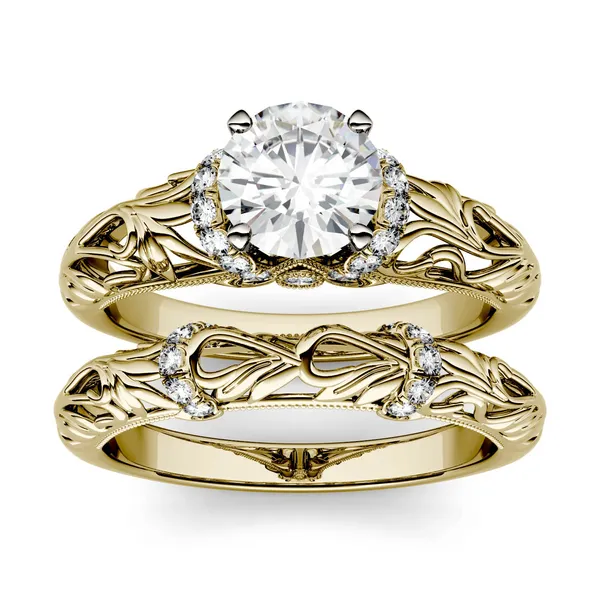 Round Brilliant Rosaline Bridal Set