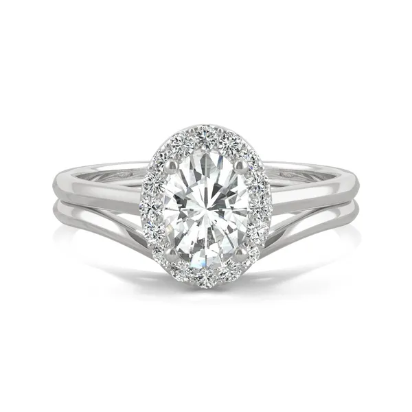 Oval Signature Halo Bridal Set