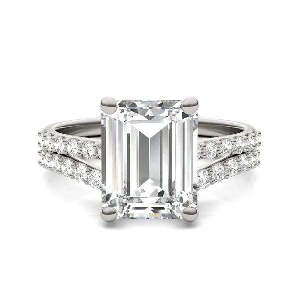 Emerald Signature Petite Side-Stone Bridal Set