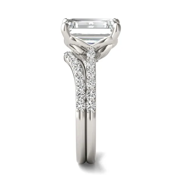 Emerald Signature Petite Side-Stone Bridal Set