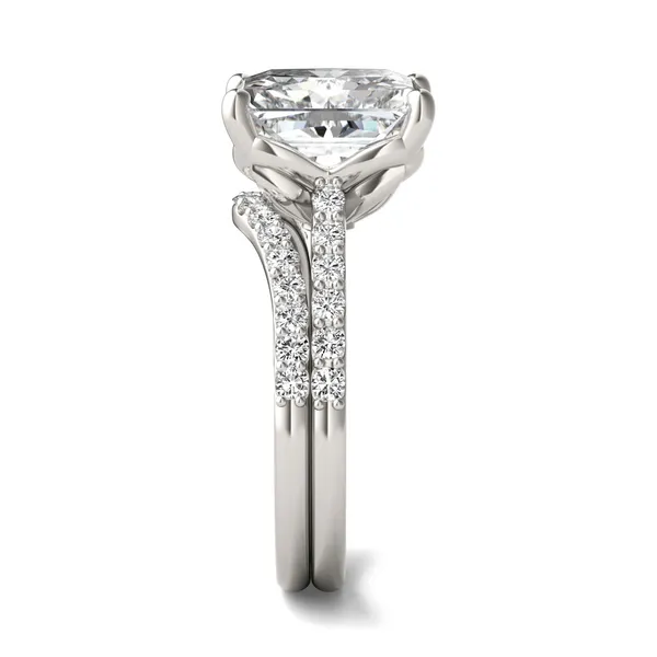 Radiant Signature Petite Side-Stone Bridal Set
