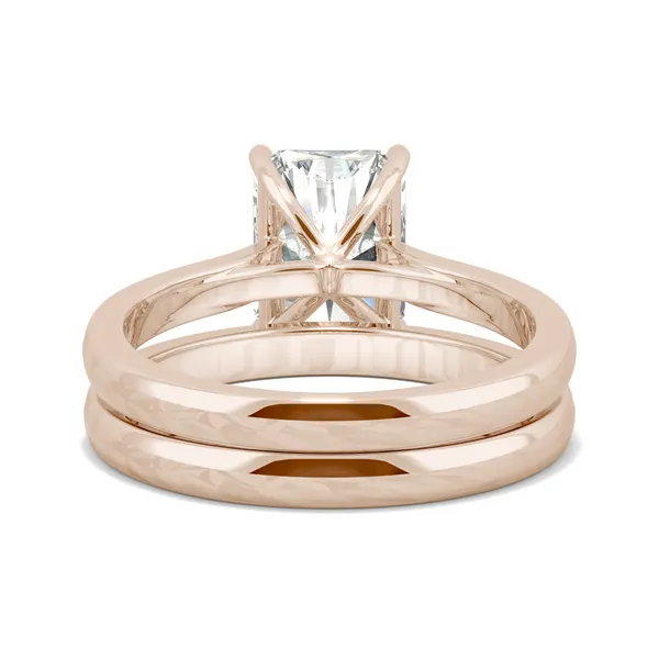 Radiant Channel Set Cathedral Bridal Set