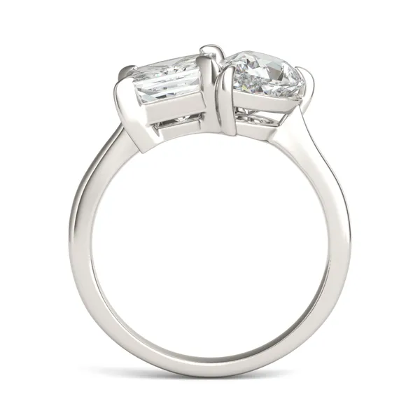 Princess Pearfection Toi et Moi Engagement Ring