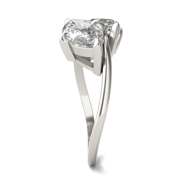 Matching Marquise Bypass Toi et Moi Engagement Ring