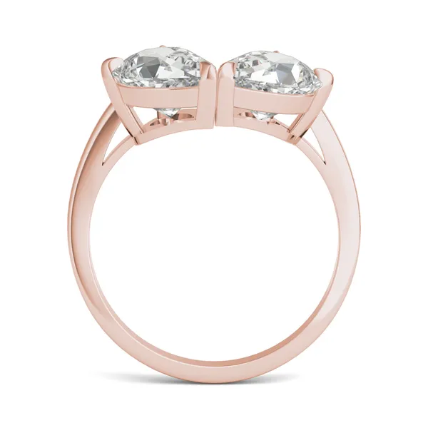 Perfect Pear Toi et Moi Engagement Ring