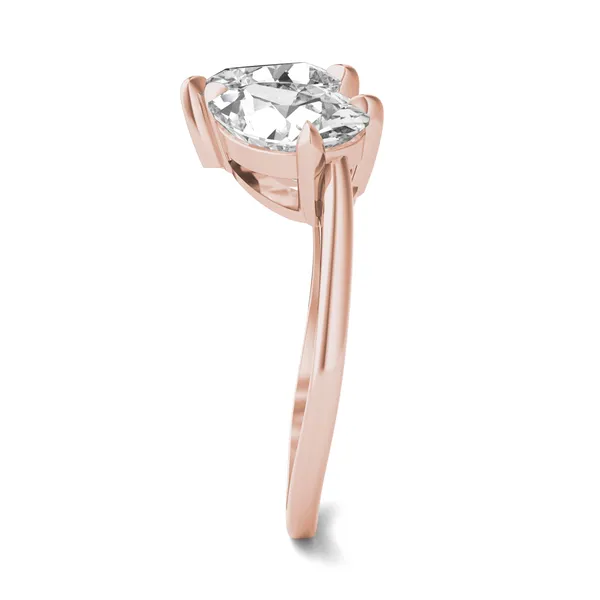 Perfect Pear Toi et Moi Engagement Ring