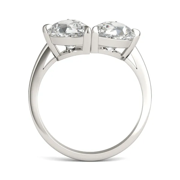 Perfect Pear Toi et Moi Engagement Ring
