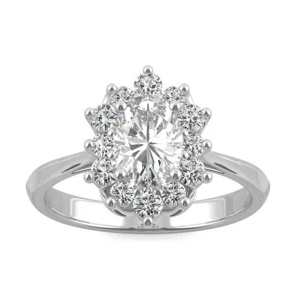Signature Floral Halo Ring