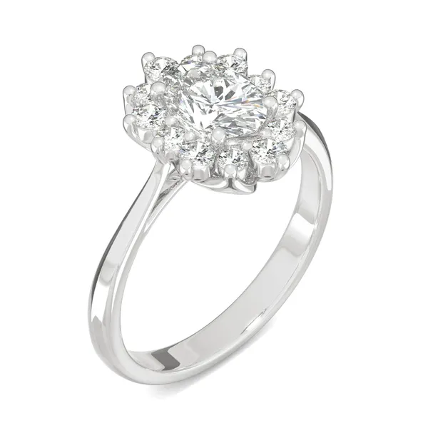 Signature Floral Halo Ring