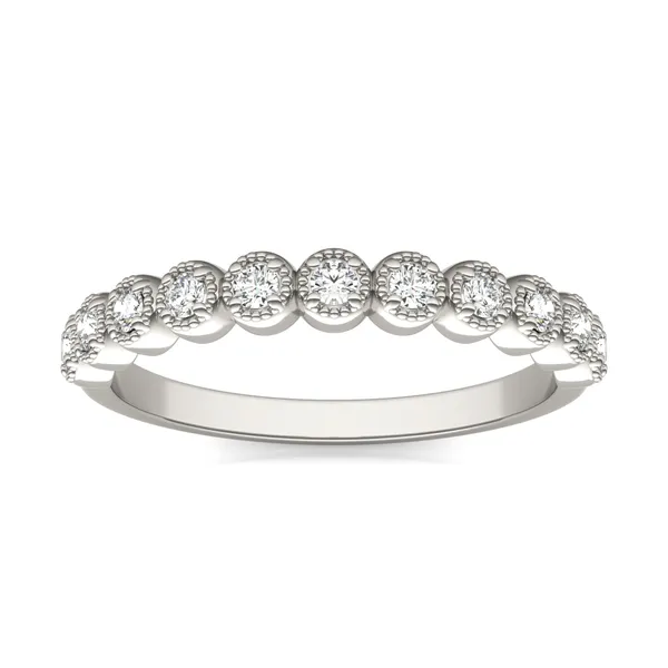 Milgrain Halo Ring