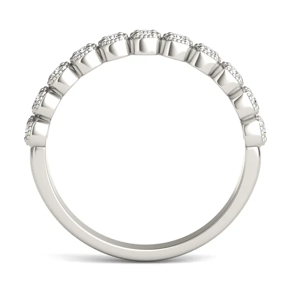 Milgrain Halo Ring