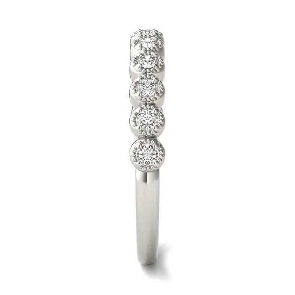 Milgrain Halo Ring