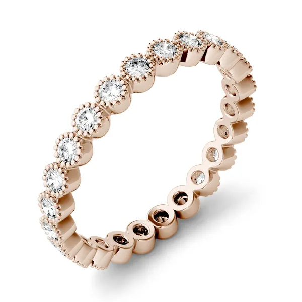Beaded Bezel Illusion Eternity