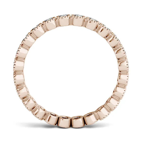 Beaded Bezel Illusion Eternity