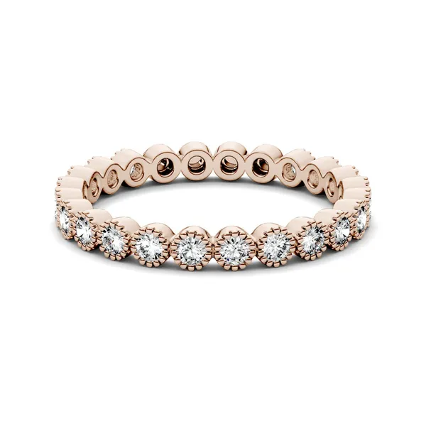 Beaded Bezel Illusion Eternity