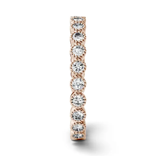 Beaded Bezel Illusion Eternity