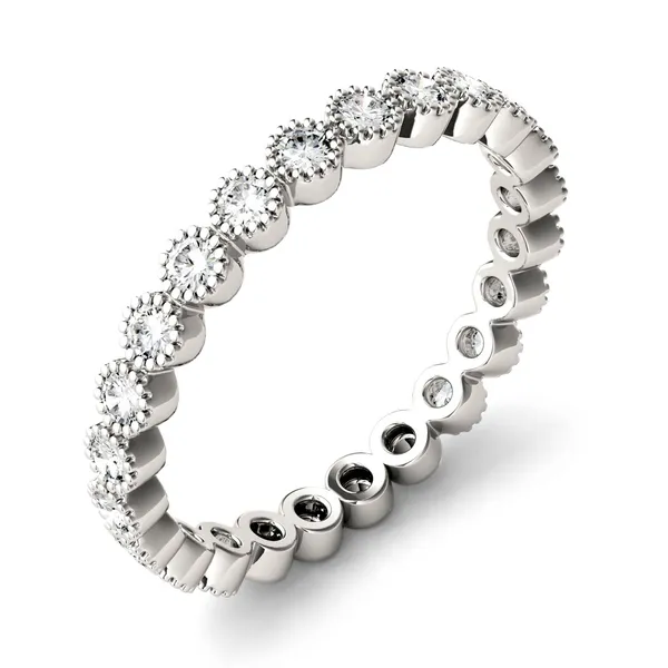 Beaded Bezel Illusion Eternity