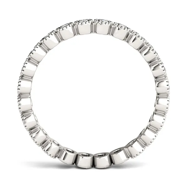 Beaded Bezel Illusion Eternity