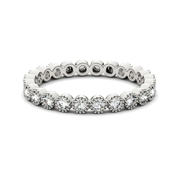 Beaded Bezel Illusion Eternity