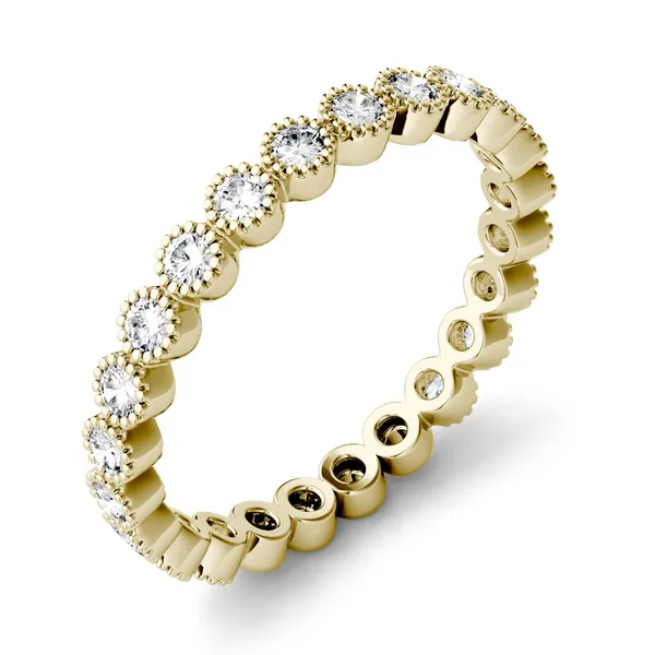 Beaded Bezel Illusion Eternity