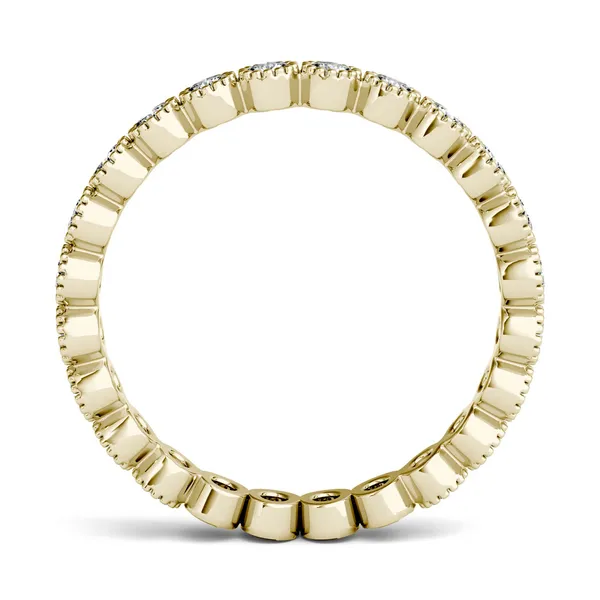 Beaded Bezel Illusion Eternity
