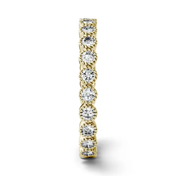 Beaded Bezel Illusion Eternity
