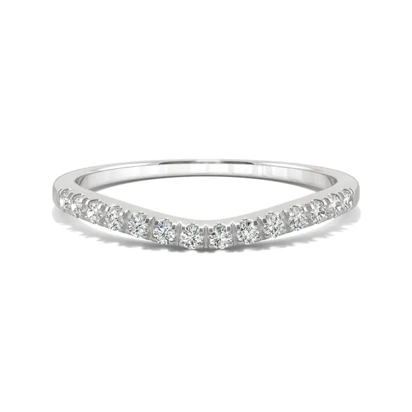Subtle Curved Wedding Ring
