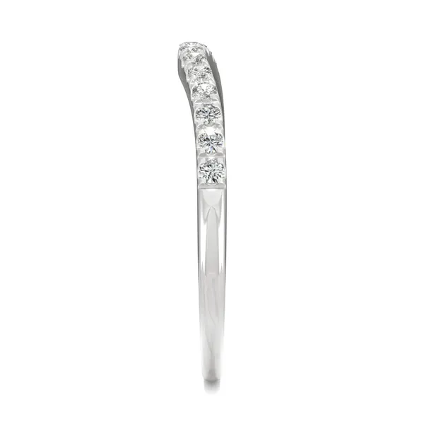 Subtle Curved Wedding Ring