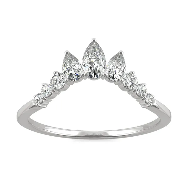 Lotus Curved Wedding Ring